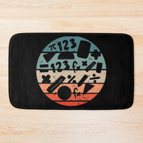 Item preview, Funny Retro Vintage Math Teacher designed and sold by jcorres.