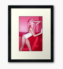 Nicole Pink Walls Framed Print