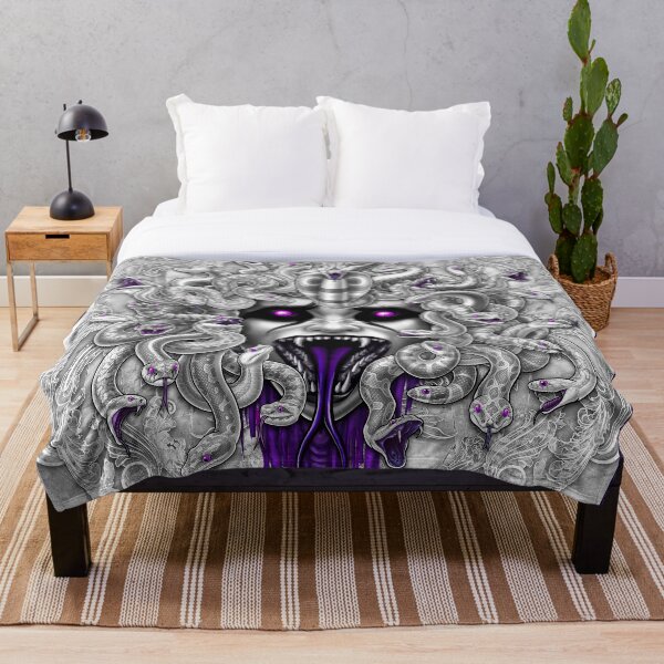 Item preview, White and Purple Goth Medusa designed and sold by Abysm Internal.