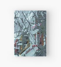 Montreal soft winter day Hardcover Journal
