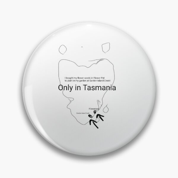 Item preview, Only in Tasmania series work 7: Flowerpot designed and sold by JulieMoss.