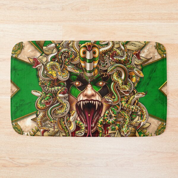 Item preview, Green Harlequin Enraged Medusa designed and sold by Abysm Internal.