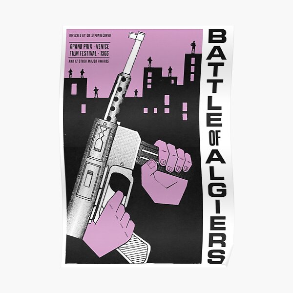 La bataille d'Alger (La battaglia di Algeri) Gillo Pontecorvo Poster