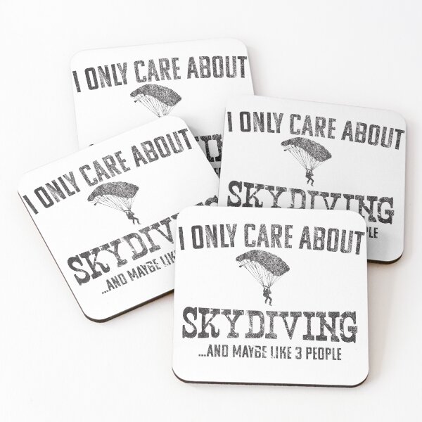 Item preview, I only Care About Skydiving designed and sold by SkydiveApparel.