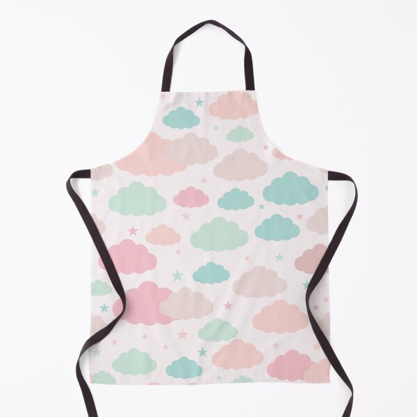 Item preview, Pastel Pink & Blue Clouds Pattern designed and sold by newburyboutique.