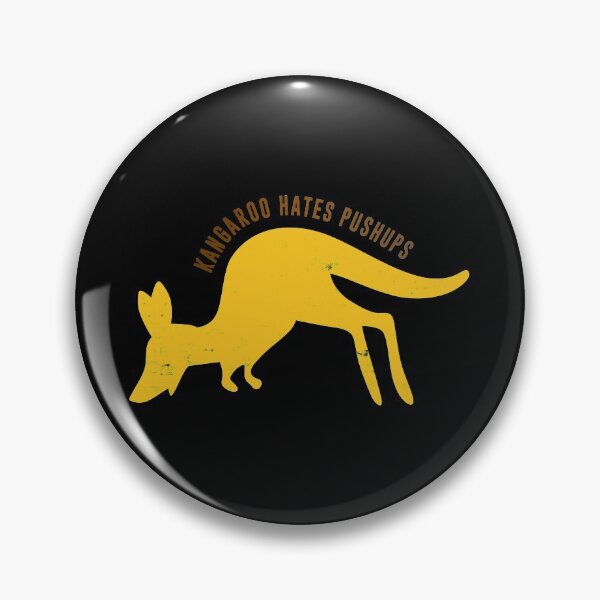 Item preview,  Kangaroo Hates Pushups designed and sold by CrudePlacid.