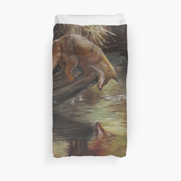 Curious Reflection Duvet Cover