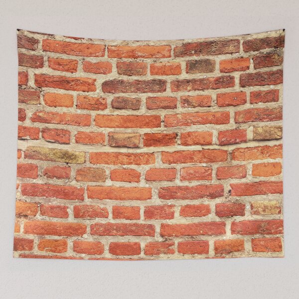 Item preview, Red vinatge Brick wall pattern photography  - Brick print  designed and sold by anzus13carlett.