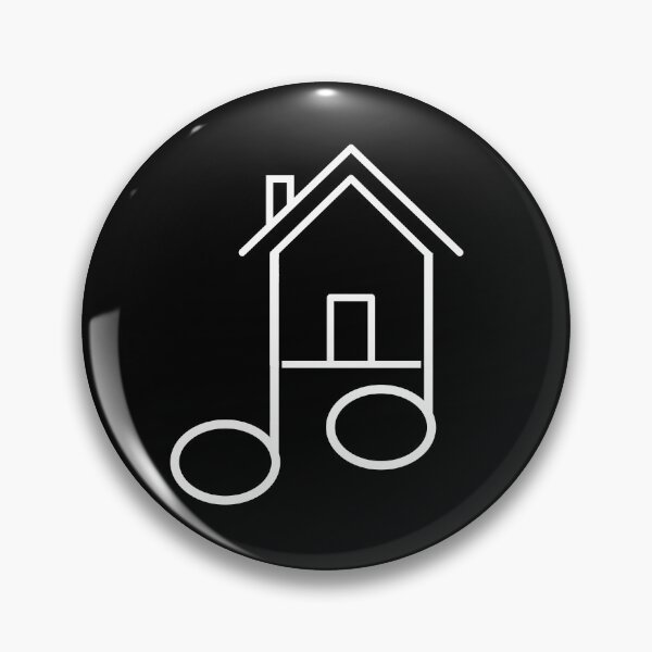 Item preview, House music - Black sticker print designed and sold by blasteryuii.