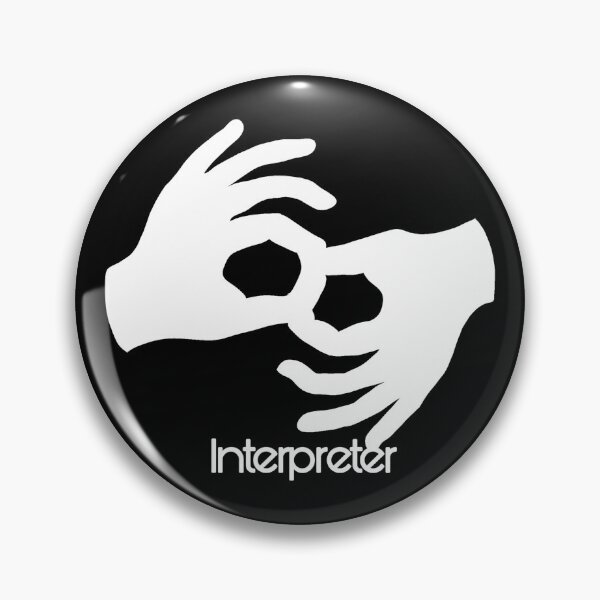 Item preview, Asl sign for interpreter designed and sold by Jennaviveart.