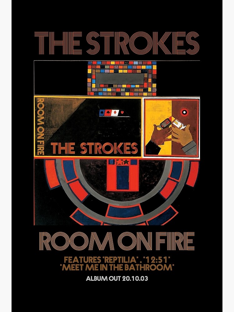 Discover The Strokes, the room on fire Poster