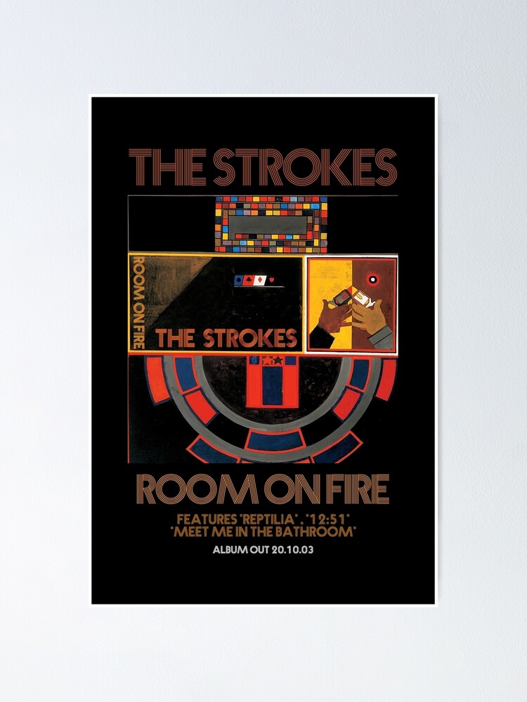 Disover The Strokes, the room on fire Poster