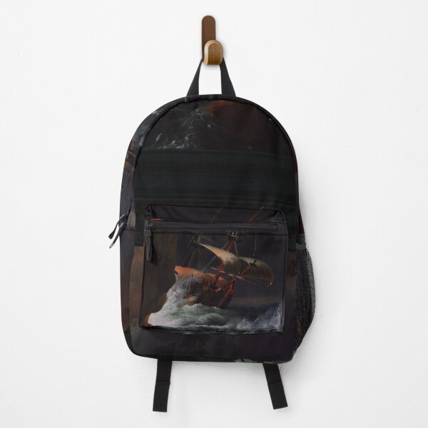 Item preview, Ships In Distress Off A Rocky Coast by Ludolf Bakhuizen Old Masters Classical Fine Art Reproduction designed and sold by Xzendor7 Digital Art Creations.