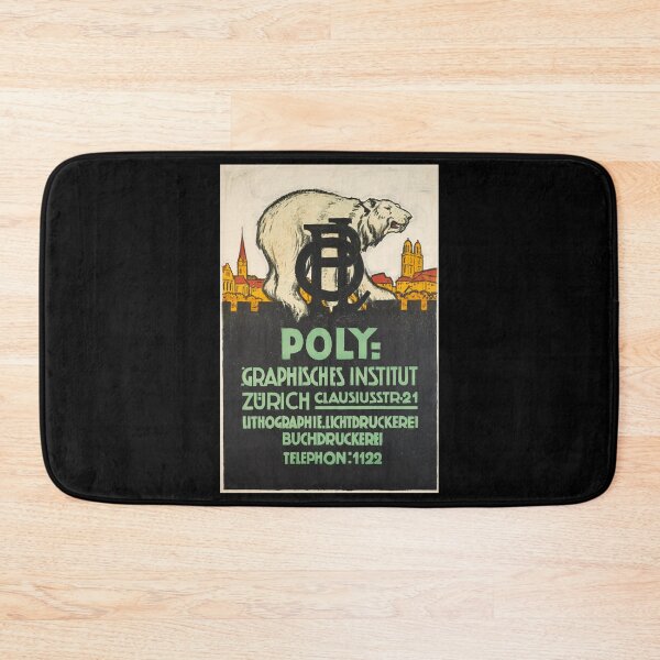Item preview, retro zurich poly graphisches institut designed and sold by CorasPosters.