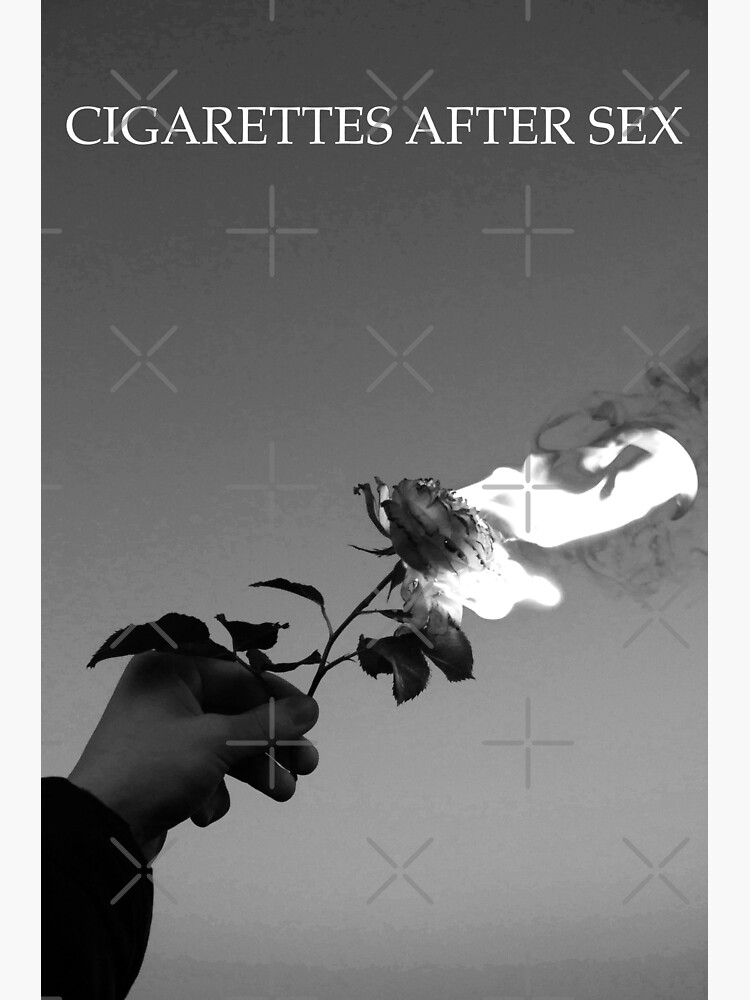Disover Cigarettes AFTER sx BURNING FLOWER Premium Matte Vertical Poster