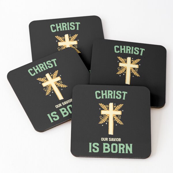 Item preview, Christ Our Savior Is Born Happy Christmas designed and sold by WarmlyGreetings.
