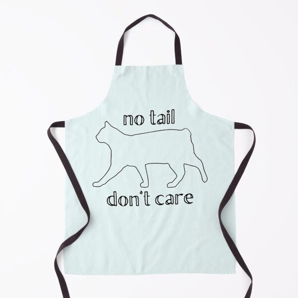 Item preview, No Tail Don't Care Tailless Cat Manx Lover designed and sold by MixedBagMerch.