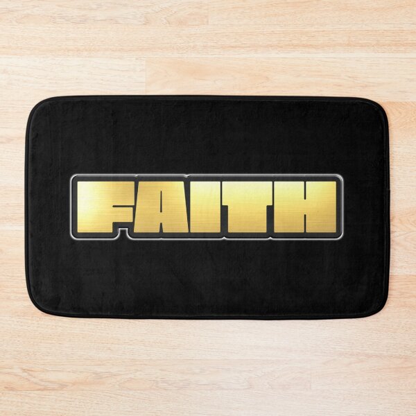 Item preview, Shiny black and Gold FAITH word ver2 designed and sold by smARTwork.