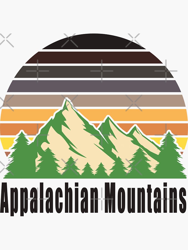 "Appalachian Mountains Sunset" Sticker for Sale by KatherineWinner