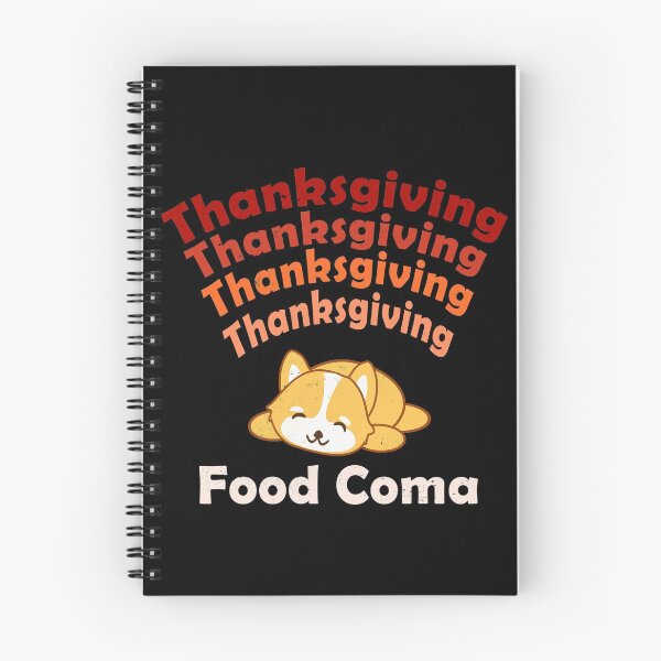 Item preview, Vintage Happy Thanksgiving Corgi Funny Food Coma Gift designed and sold by merchloh128.