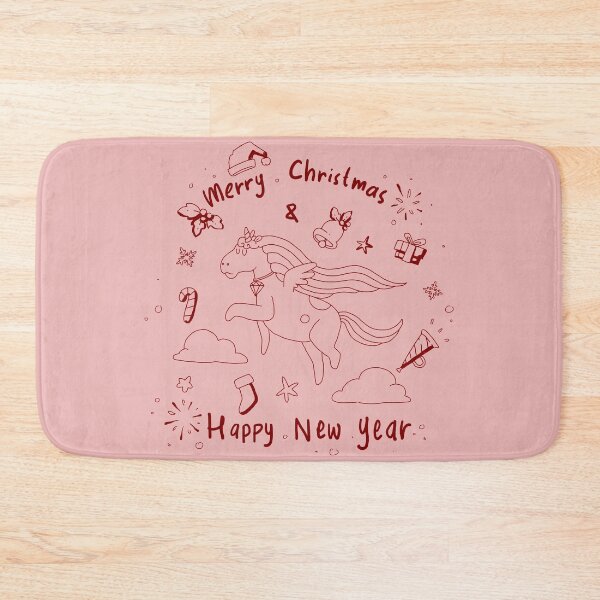 Item preview, Christmas Unicorn Maroon designed and sold by DarkHumorstore.
