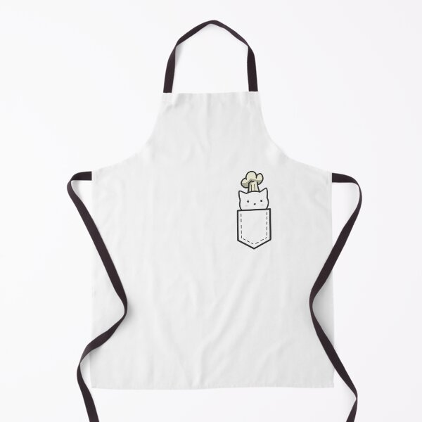 Item preview, chef cat in pocket designed and sold by letterwithviv.