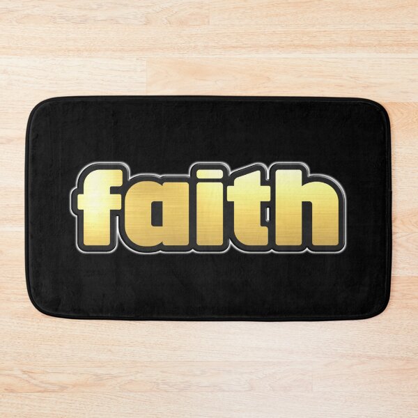 Item preview, Shiny black and Gold FAITH word ver3 designed and sold by smARTwork.