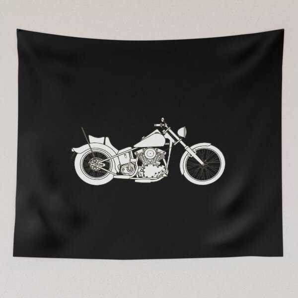 Item preview, Harley line drawing designed and sold by ianearthcore.