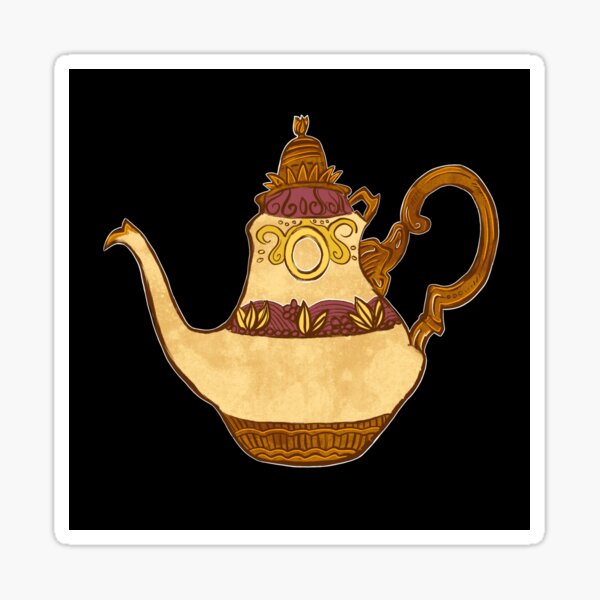 Antique Teapot Stickers Redbubble