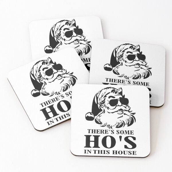 Item preview, Theres Some Hos In this House Funny Christmas Santa Claus designed and sold by HerbertFerguson.