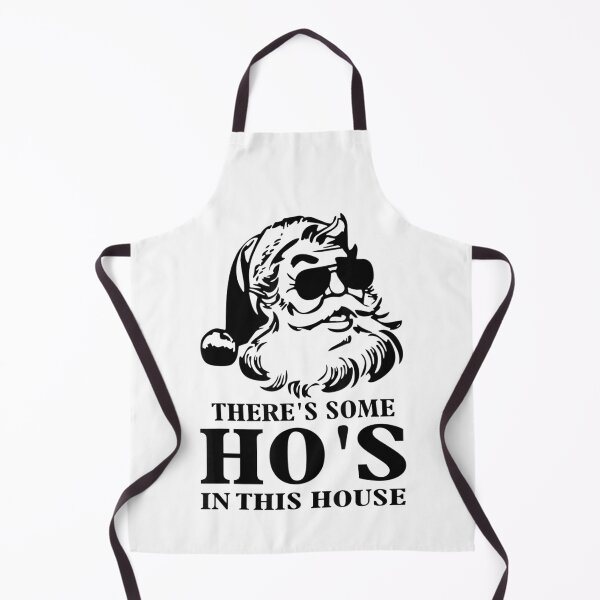Item preview, Theres Some Hos In this House Funny Christmas Santa Claus designed and sold by HerbertFerguson.