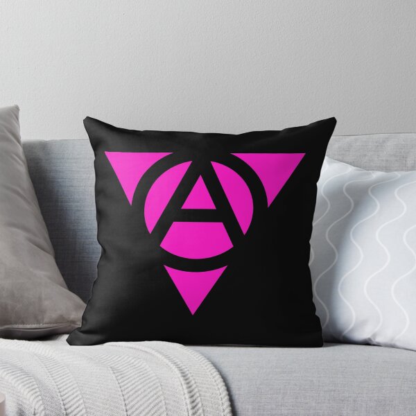 Item preview, Queer Anarchist Pink Triangle designed and sold by AshKitty.