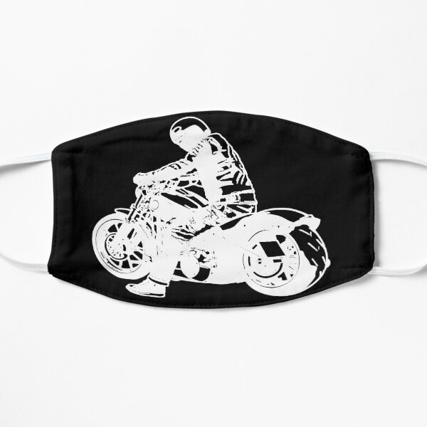 Harley Negative Silhouette Flat Mask