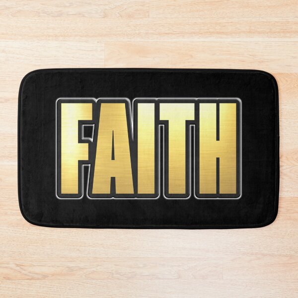 Item preview, Shiny black and Gold FAITH word ver5 designed and sold by smARTwork.