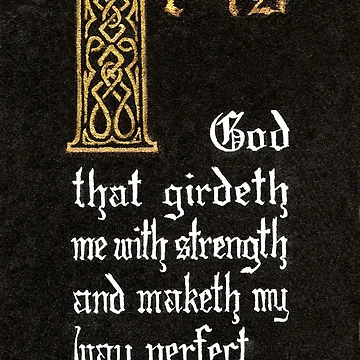 Artwork thumbnail, Hand Lettered Perfect Scripture by Patricia Howitt