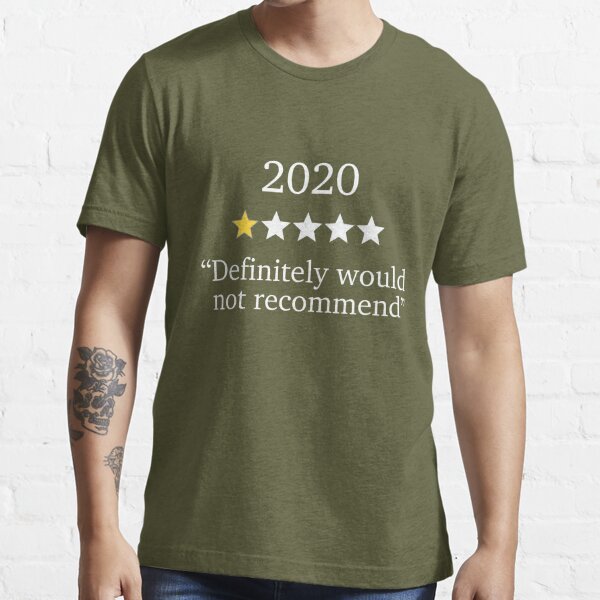 2020 one star sales rating t shirt