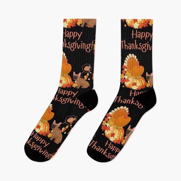 Item preview, French Bulldog Thanksgiving, Frenchie Thanksgiving, Turkey designed and sold by FunShirtDesigns.
