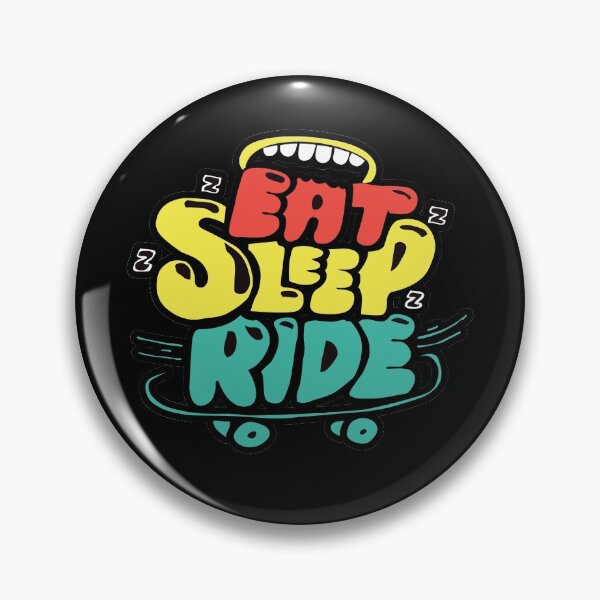 Item preview, Eat, sleep, ride - skateboarding rules! designed and sold by wazoosi.