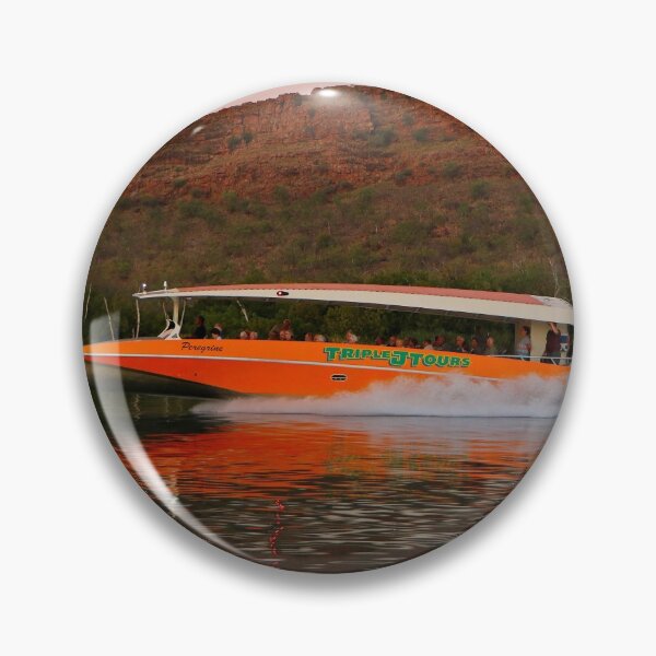 Item preview, Boat and Ord River reflections, Western Australia designed and sold by FranWest.