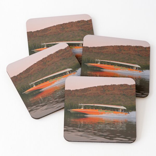 Item preview, Boat and Ord River reflections, Western Australia designed and sold by FranWest.