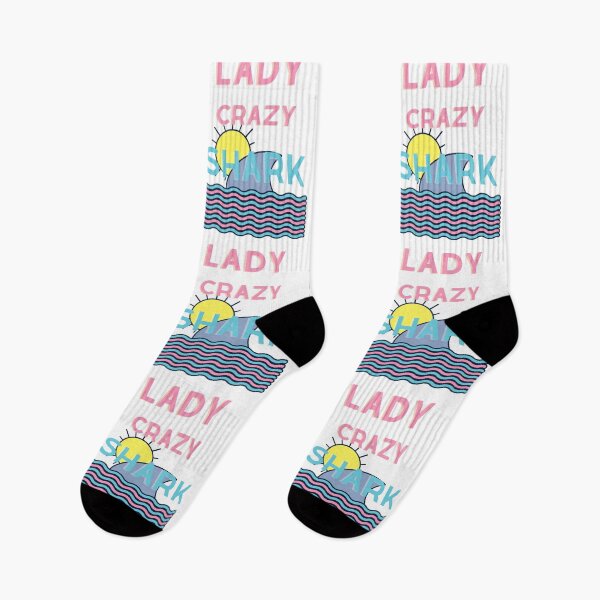 Item preview, crazy shark lady designed and sold by JaMatt1983.