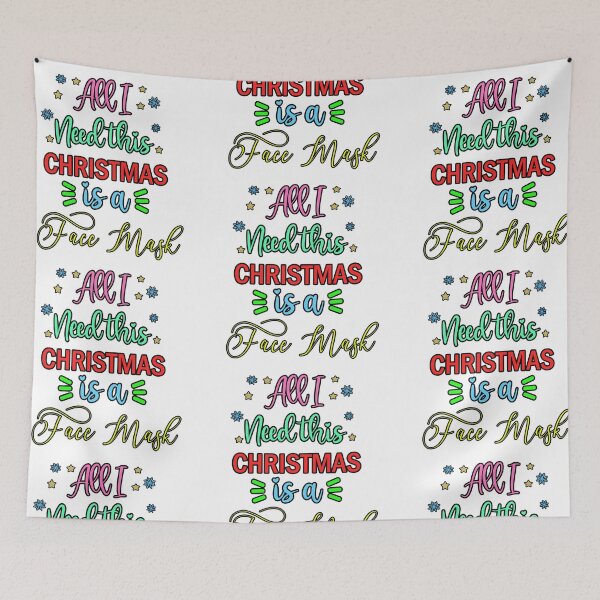 Item preview, All I Need This Christmas is Face Mask- COVID Quarantine Christmas designed and sold by younghopes.