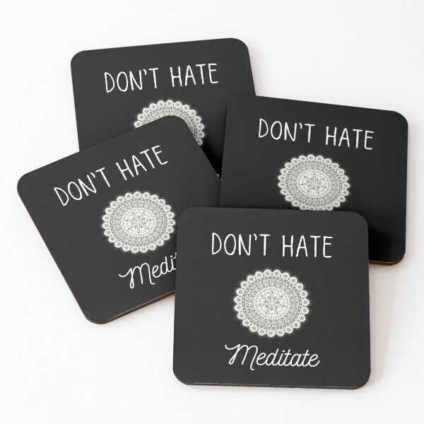 Item preview,  Don't hate meditate designed and sold by SpicyCherrys.