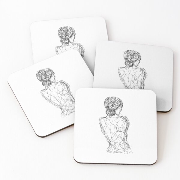 Item preview, Naked woman line art drawing designed and sold by Beliche.