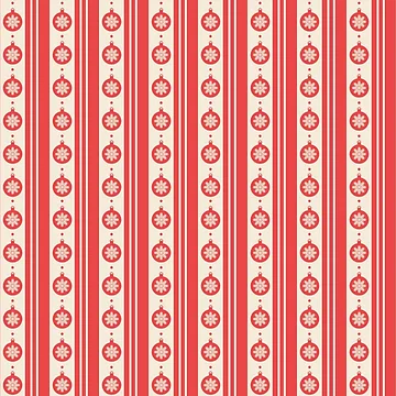 Artwork thumbnail, Red Christmas Pattern by PatternSquare