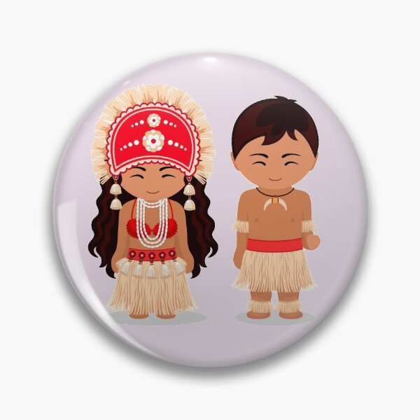 Artikelvorschau, Polynesische Kinder in traditioneller Kleidung entworfen und verkauft von Aroha Designs.