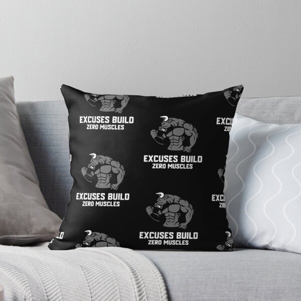 Item preview, Excuses Build Zero Muscles ( GYM gear ) designed and sold by JAM2.