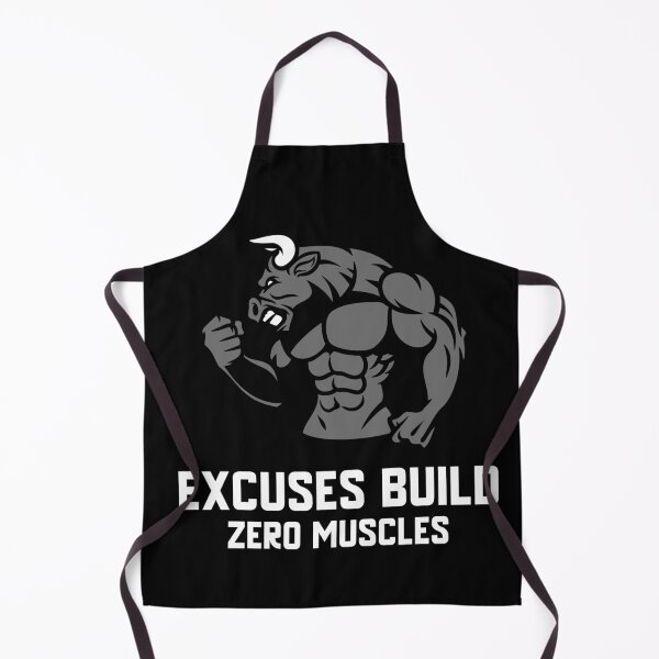 Item preview, Excuses Build Zero Muscles ( GYM gear ) designed and sold by JAM2.