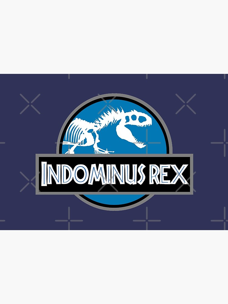 Jurassic World Indominus Rex Logo Mask By Mr Jodrick Redbubble