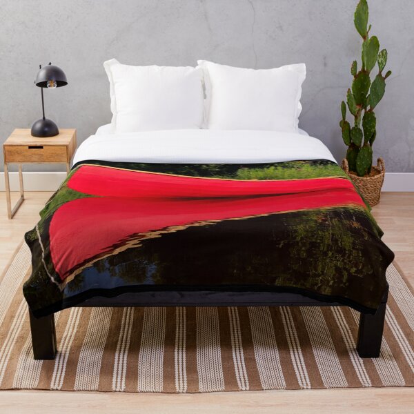 Item preview, Red Canoe with Reflection designed and sold by DreamySteves.